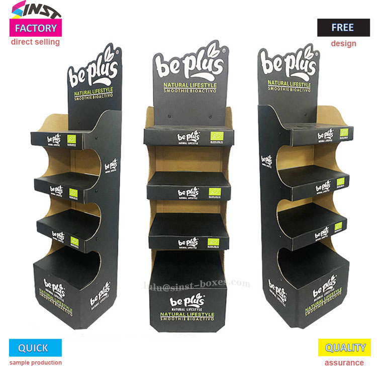 Jadikan sampo bersinar di rak display bergelombang Shampoo