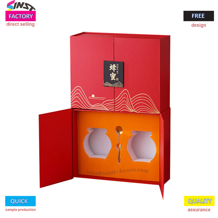 Bagaimana memilih kemasan produk bergizi yang bermartabat? Bukankah kotak kado madu multifungsi ini harum?