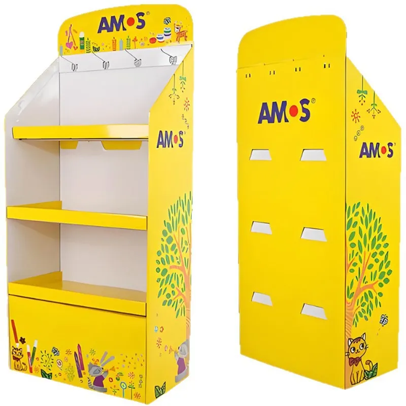 Stand Pajangan Karton Alat Tulis Anak Menciptakan Skema Baru untuk Pajangan Menyenangkan Anak-anak Supermarket