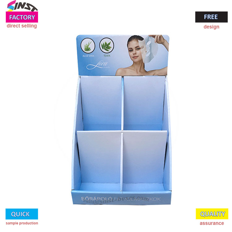 Bagaimana Pocket Facial Mask Cardboard Countertop Display Stand dapat menjual terminal ganda?