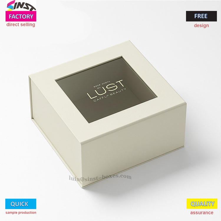 Kotak Magnetik Kosmetik Dengan Jendela