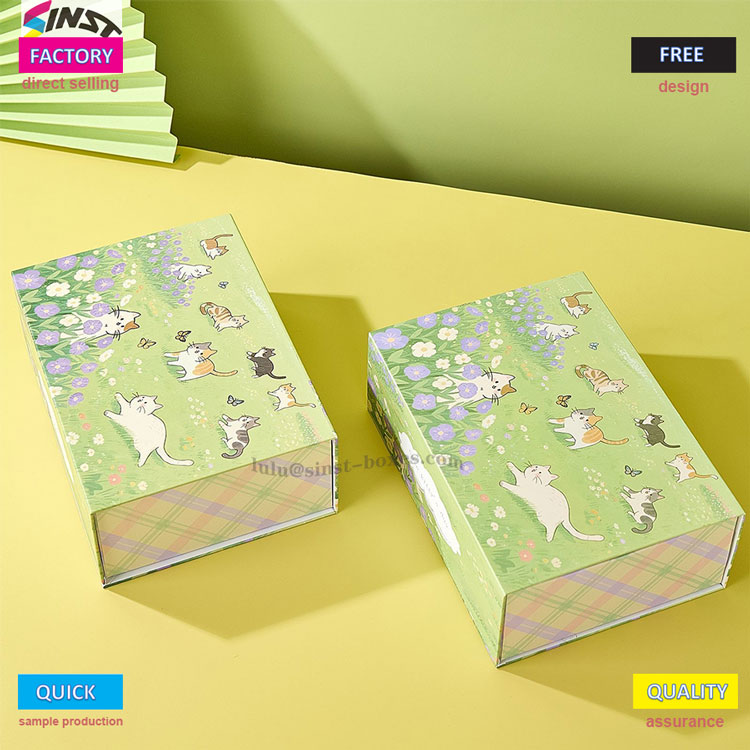 Kotak Hadiah Liontin Mewah Kucing Lucu