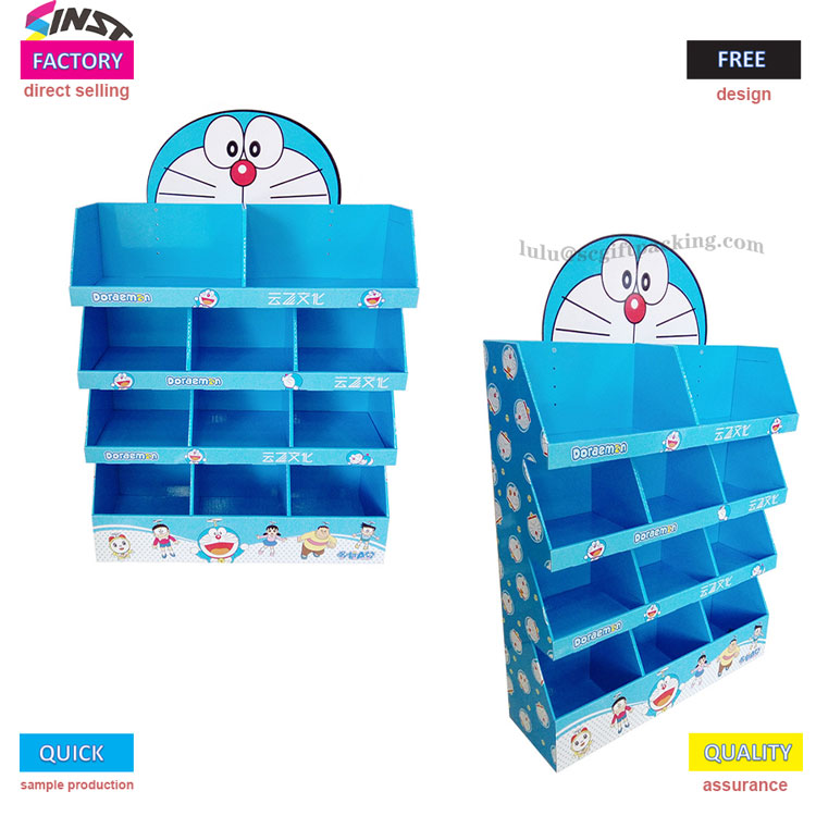 Rak display kardus biskuit mal